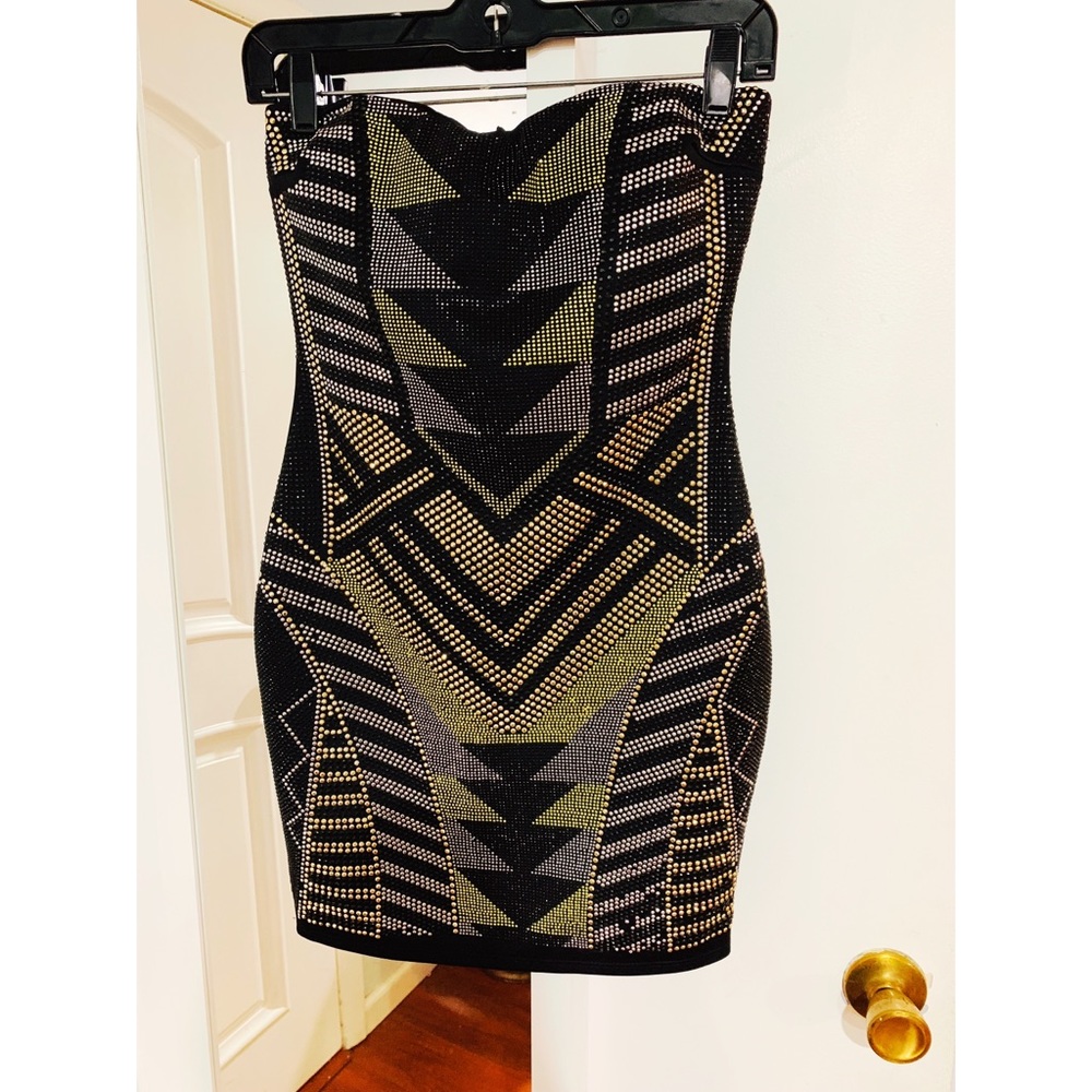 Gorgeous Blinged Out Body Con Dress.